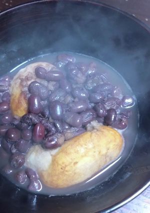 あずきを炊いて、おぜんざいやあずきご飯に-レシピのメイン写真