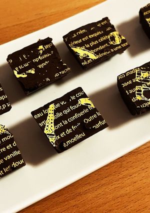 転写シートで本格風チョコ！　簡単-レシピのメイン写真