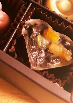 オレンジピール入★チョコ 簡単-レシピのメイン写真