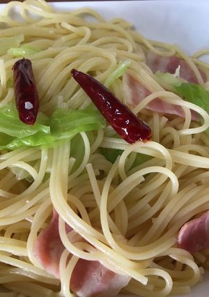 フライパンでペペロンチーノ-レシピのメイン写真