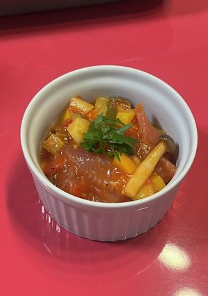 マグロの冷製ラタトゥイユ【2人分】-レシピのメイン写真