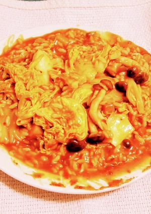 “白菜しめじカレーライス”-レシピのメイン写真