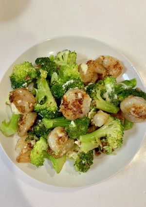 えびとブロッコリーのマヨ炒め-レシピのメイン写真