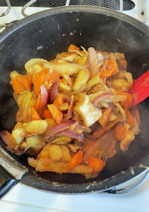 合挽肉の肉じゃが風-レシピのメイン写真