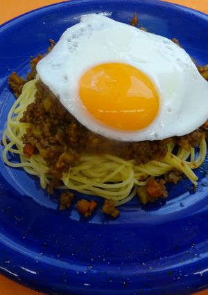 菊芋キーマパスタ-レシピのメイン写真