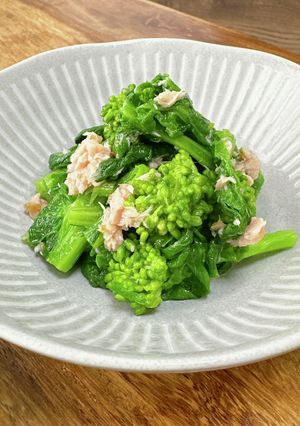 菜の花とツナの柚子胡椒和え-レシピのメイン写真