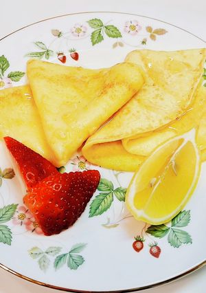 英国パンケーキ・デー(クレープ風)-レシピのメイン写真