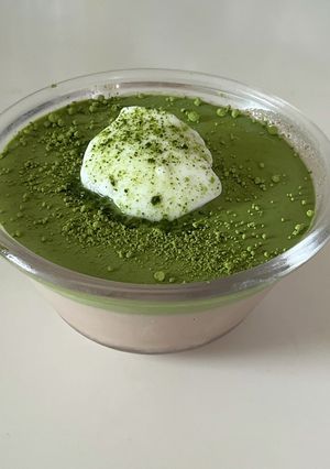 抹茶とチョコのプリン 【4人分】-レシピのメイン写真