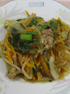 レンチン♪ニラチャプチェ-レシピのメイン写真