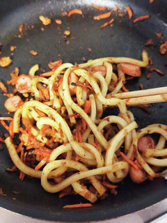 残り物アレンジ☆簡単焼きうどん-レシピのメイン写真