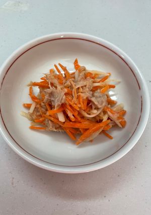 にんじんと大根のツナ酢みそ和え-レシピのメイン写真