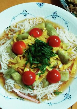 太陽の冷やしそうめん-レシピのメイン写真