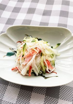 簡単甘酢サラダ カニかま大根-レシピのメイン写真