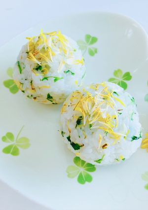 春一番♪ たんぽぽおにぎり-レシピのメイン写真
