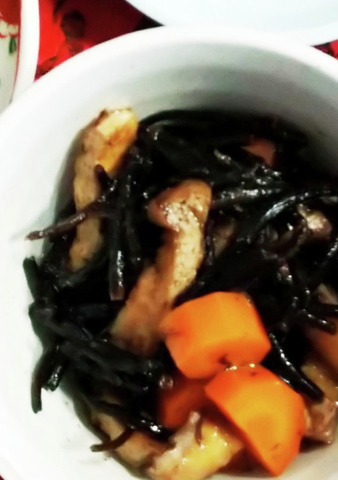 ひじきと油揚げの煮物-レシピのメイン写真