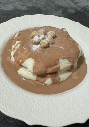 ハレクラニ風 ふわふわスフレパンケーキ-レシピのメイン写真