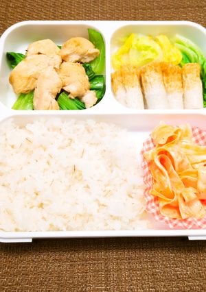 【糖質控えめ】高たんぱく弁当-レシピのメイン写真