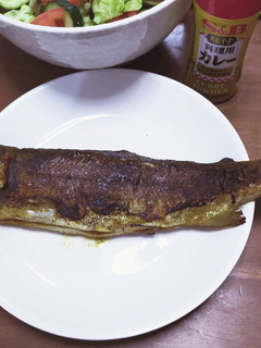 ニジマスのカレー焼き-レシピのメイン写真