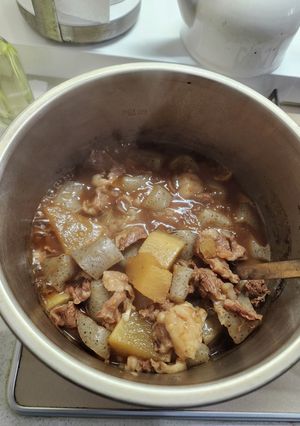 牛すじ煮込みin蒟蒻大根-レシピのメイン写真