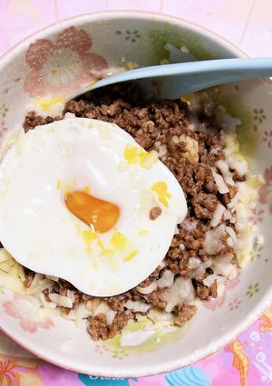 やる気1%ロコモコ丼風【まるみスパイス】-レシピのメイン写真