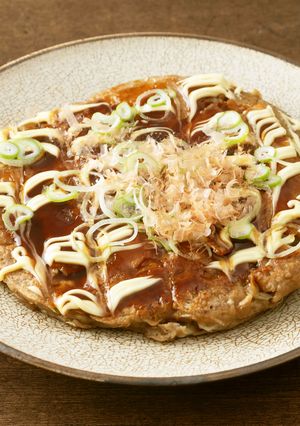 きくらげパウダー入りお好み焼き-レシピのメイン写真