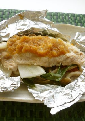 豚肉と旬野菜の包み焼き-レシピのメイン写真