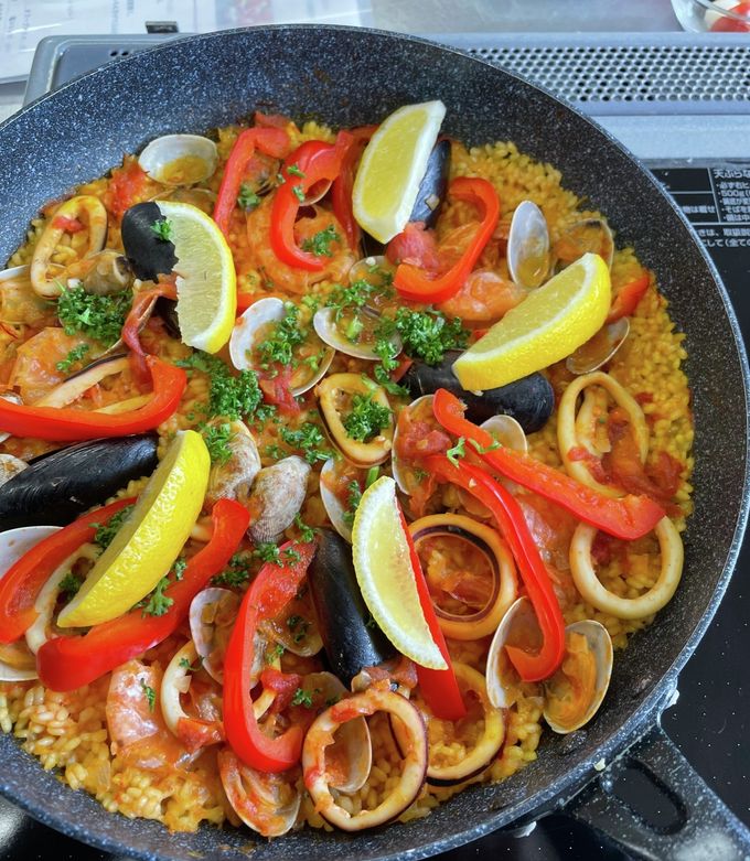 パエリア by 滑川市 【クックパッド】 簡単おいしいみんなのレシピが