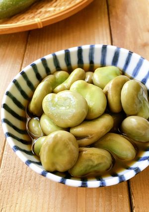 簡単♪そら豆の煮びたし(甘辛煮)-レシピのメイン写真