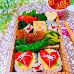 รูปของ 女子学生のお弁当（2024.2.14）