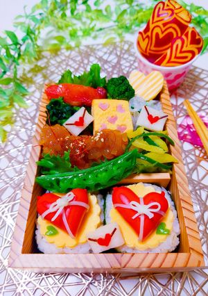 女子学生のお弁当（2024.2.14）-レシピのメイン写真
