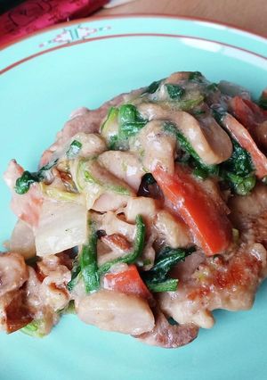 簡単おうちカフェ　チキンのクリーム煮-レシピのメイン写真