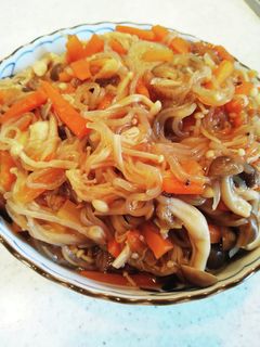 白滝ときのこの梅煮-レシピのメイン写真