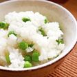 顆粒かつおだしで作る豆ご飯