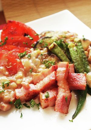 焼き野菜のクリーミーソースがけ-レシピのメイン写真