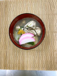 牡蠣入りお雑煮-レシピのメイン写真