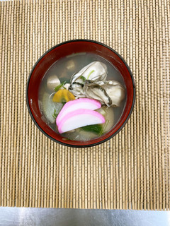 牡蠣入りお雑煮-レシピのメイン写真