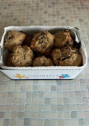 全粒粉で作るオレンジチョコナッツクッキー-レシピのメイン写真