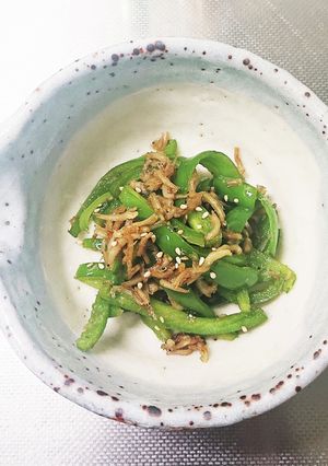 じゃことピーマンの胡麻油炒め-レシピのメイン写真