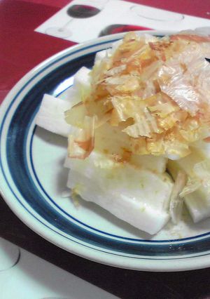★山芋は醤油と花カツヲで★-レシピのメイン写真
