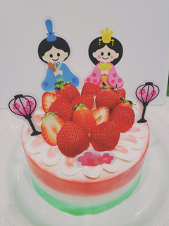 ひな祭りケーキ-レシピのメイン写真