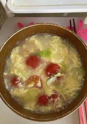 トマトの味噌汁-レシピのメイン写真