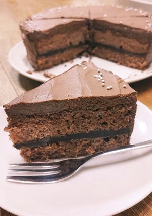 ふわふわ生チョコサンドケーキ-レシピのメイン写真