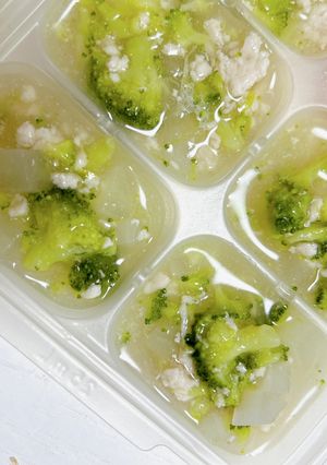 離乳食　大根ブロッコリー挽肉のうま煮-レシピのメイン写真
