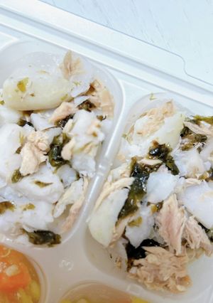 離乳食　里芋ツナ海苔おかず-レシピのメイン写真