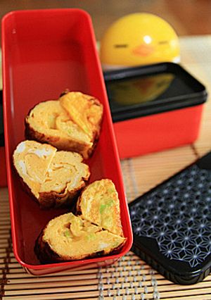 必殺！卵１個でお弁当にピッタリ卵焼き！-レシピのメイン写真