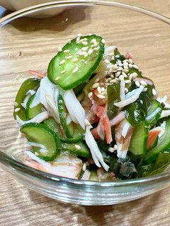 すっきり箸休め✨わかめときゅうりの酢の物-レシピのメイン写真