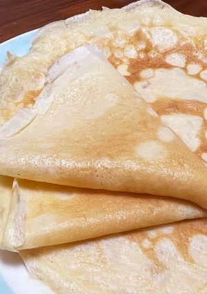 フライパンで薄いクレープ-レシピのメイン写真