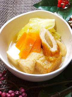 厚揚げとキャベツのくたくた煮-レシピのメイン写真