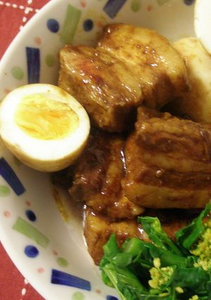 豚バラの味噌角煮☆圧力鍋で短時間-レシピのメイン写真