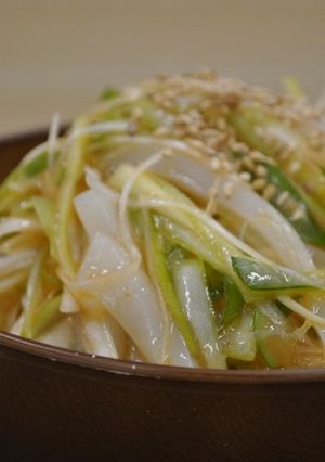 ネギとマイカといちほまれの甘辛味噌丼-レシピのメイン写真